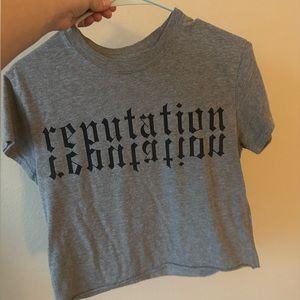 Taylor Swift Reputation Crop Tee